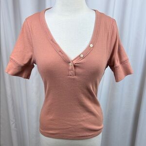 Free Assembly Women's Terracotta Top, Medium